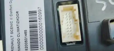 Peça sobressalente para automóvel em segunda mão comando de sofagem (chauffage / ar condicionado) por renault scenic ii confort expression referências oem iam 8200501465  