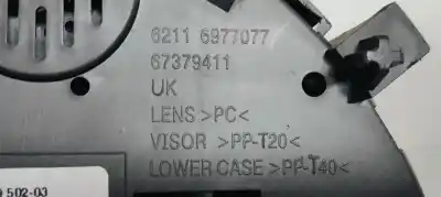Peça sobressalente para automóvel em segunda mão quadrante por mini mini (r50,r53) mini ii berlina fase 1 referências oem iam 62116977077  