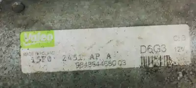 Peça sobressalente para automóvel em segunda mão motor de arranque por citroen c3 1.1 furio referências oem iam 9648644680  