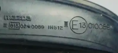 Peça sobressalente para automóvel em segunda mão espelho retrovisor esquerdo por mazda premacy (cp) td active referências oem iam e13010089  