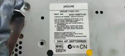 Second-hand car spare part audio system / radio cd for jaguar x-type 2.0 d classic oem iam references 1x4310e889mb  