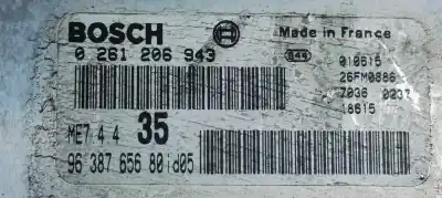 Second-hand car spare part ecu engine control for peugeot 307 break / sw (s1) sw oem iam references 9638765680  