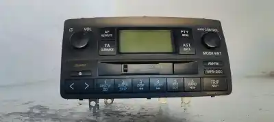 Second-hand car spare part audio system / radio cd for toyota corolla (e12) 1.4 linea terra berlina oem iam references 8612002250