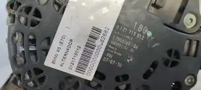 Pezzo di ricambio per auto di seconda mano alternatore per bmw x5 (e70) 3.0 si riferimenti oem iam 0121715012  