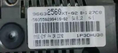 Peça sobressalente para automóvel em segunda mão display gps / multimídia por citroen c3 1.4 hdi exclusive referências oem iam 96632560xt  