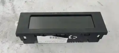 Peça sobressalente para automóvel em segunda mão display gps / multimídia por citroen c3 1.4 hdi exclusive referências oem iam 96632560xt  
