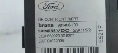 Автозапчастина б/у двигатель переднього правого скла для ford focus c-max (cap) ghia (d) посилання на oem iam 981406103  