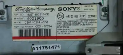 Piesă de schimb auto la mâna a doua sistem audio / cd radio casetofon pentru ford focus c-max (cap) ghia (d) referințe oem iam 3m5f18c821be  