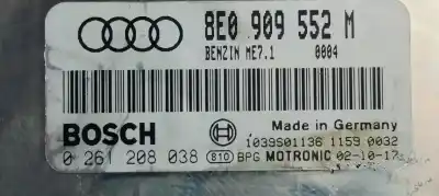 Second-hand car spare part ecu engine control for audi a6 berlina (4b2) 2.5 tdi oem iam references 0261208038  