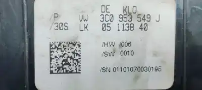 Second-hand car spare part electronic module for volkswagen passat variant (3c5) edition oem iam references 3c0953549j  