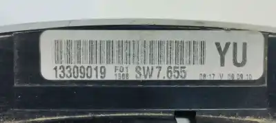 Peça sobressalente para automóvel em segunda mão quadrante por opel zafira b edition ´´111 jahre´´ referências oem iam 13309019  