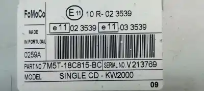Автозапчасти б/у аудиосистема / радио cd за ford c-max (cb3) ghia ссылки oem iam 7m5t18c815bc  