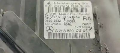 Pièce détachée automobile d'occasion feu droit pour mercedes clase c (w205) lim. 2.2cdi 170 [220] fap références oem iam a2058200661  