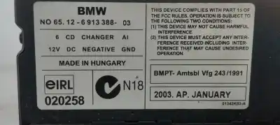 Peça sobressalente para automóvel em segunda mão sistema de áudio / rádio cd por bmw x5 (e53) 3.0d referências oem iam 65126913388  