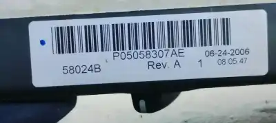 Second-hand car spare part heating / air conditioning control panel for dodge caliber 2.0i 155 oem iam references p05058307ae  