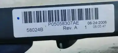 Peça sobressalente para automóvel em segunda mão comando de sofagem (chauffage / ar condicionado)  por dodge caliber 2.0i 155 referências oem iam p05058307ae  