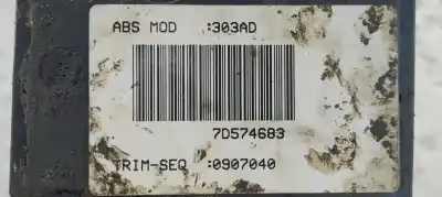 Peça sobressalente para automóvel em segunda mão abs por dodge caliber 2.0i 155 referências oem iam p05273303ad  