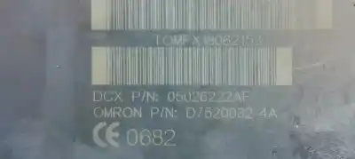 Pezzo di ricambio per auto di seconda mano centralina immobilizzatore per dodge caliber 2.0i 155 riferimenti oem iam 05026222af  