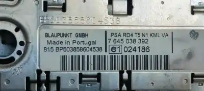 Автозапчастина б/у аудіо система / радіо cd для peugeot 307 cc (s1) 2.0 посилання на oem iam 9659139977  