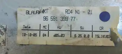 Автозапчастина б/у аудіо система / радіо cd для peugeot 307 cc (s1) 2.0 посилання на oem iam 9659139977  