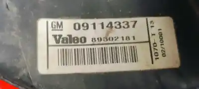 Pezzo di ricambio per auto di seconda mano luci posteriori destra per opel corsa c 1.0i 60 riferimenti oem iam 09114337  
