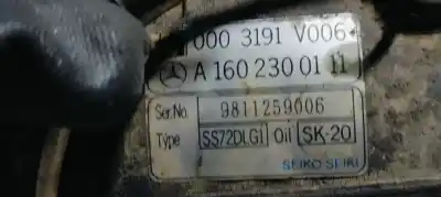 Peça sobressalente para automóvel em segunda mão compressor de ar condicionado a/a a/c por smart coupe 0.6i turbo 54 referências oem iam a1602300111  