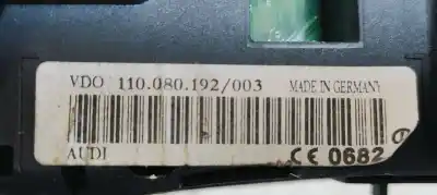 Peça sobressalente para automóvel em segunda mão quadrante por audi a2 (8z) 1.4 16v referências oem iam 8z0920900t  