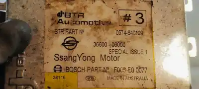 Автозапчастина б/у електронний модуль для ssangyong rexton 2.9d turbo 120 4x4 посилання на oem iam 3660006000  