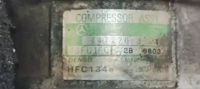 Recambio de automóvil de segunda mano de compresor aire acondicionado para mercedes clase s (w220) berlina 320 cdi (220.026) referencias oem iam 4472208221  