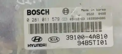 Second-hand car spare part ecu engine control for kia sorento 2.5 crdi ex oem iam references 391004a810  