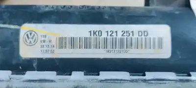 Second-hand car spare part water radiator for seat leon (1p1) reference oem iam references 1k0121251dd  