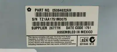 Автозапчастина б/у багатофункційний дисплей для lancia thema 3.0jtd 240 fap посилання на oem iam 05064632ah  