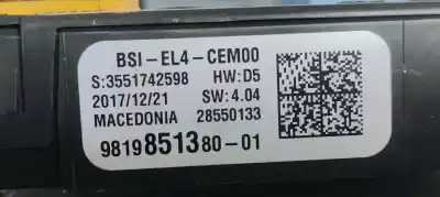 Автозапчасти б/у блок реле/предохранителей за citroen c4 picasso 1.6hdi 120 fap ссылки oem iam 9819851380  