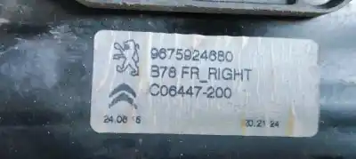 Автозапчастина б/у регулятор переднього правого скла для citroen c4 picasso 1.6hdi 120 fap посилання на oem iam 9675924680  