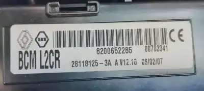 Peça sobressalente para automóvel em segunda mão módulo eletrônico por renault clio iii 1.5dci 85 referências oem iam 8200652285  