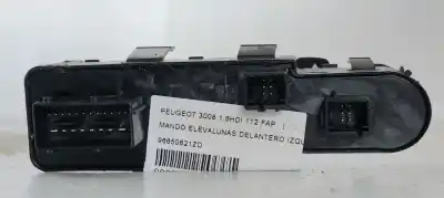 Pezzo di ricambio per auto di seconda mano interruttore alzacristalli anteriore sinistro per peugeot 3008 1.6hdi 112 fap riferimenti oem iam 96650621zd  
