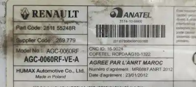 Автозапчастина б/у аудіо система / радіо cd для dacia logan ii 1.5dci 90 fap посилання на oem iam 281155248r  