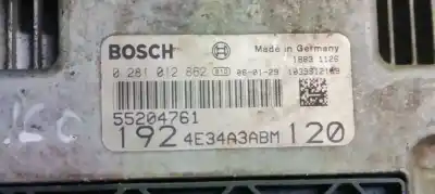 Second-hand car spare part ecu engine control for fiat stilo (192) . oem iam references 0281012862  