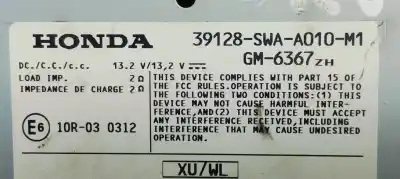 Second-hand car spare part electronic module for honda cr-v (re) 2.2 dtec cat oem iam references 39128swaa010m1  