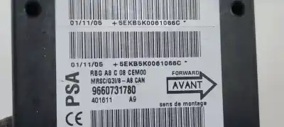 Pezzo di ricambio per auto di seconda mano centralina airbag per citroen c3 1.4 premier riferimenti oem iam 9660731780  