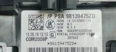 Second-hand car spare part multifunction switch for citroen c4 cactus 1.6hdi 100 fap oem iam references 98139475zd  