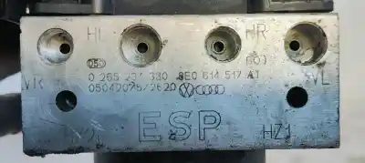 Peça sobressalente para automóvel em segunda mão abs por audi a4 avant (8e) 2.0 tdi referências oem iam 0265950468  