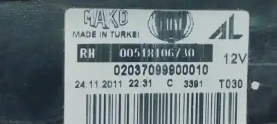 Pezzo di ricambio per auto di seconda mano luci posteriori destra per fiat doblo ii cargo (263) 1.3 16v jtd cat riferimenti oem iam 00518106730  