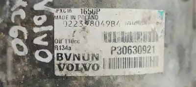 Peça sobressalente para automóvel em segunda mão compressor de ar condicionado a/a a/c por volvo xc60 2.4 d referências oem iam p30630921  