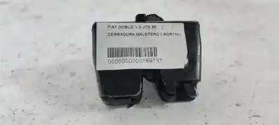 Автозапчастина б/у замок багажника / ворот для fiat doblo ii cargo (263) 1.3 16v jtd cat посилання на oem iam   