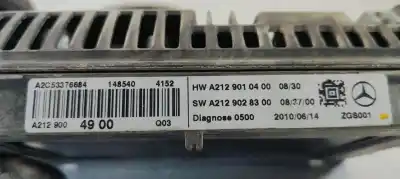 Pezzo di ricambio per auto di seconda mano display multifunzione per mercedes-benz clase e (w212) lim. 3.0 cdi cat riferimenti oem iam a2129004900  