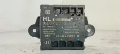 Peça sobressalente para automóvel em segunda mão módulo eletrônico por mercedes-benz clase e (w212) lim. 3.0 cdi cat referências oem iam a2129003906