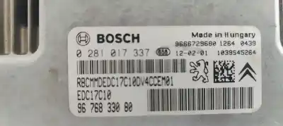 Second-hand car spare part ecu engine control for citroen c3 1.4 hdi oem iam references 0281017337  