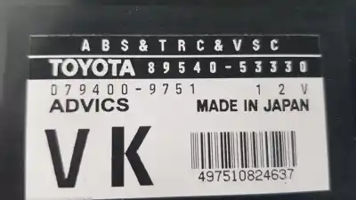 Автозапчастина б/у блок управління abs для lexus is200 (ds2/is2) 2.2 d-cat посилання на oem iam 8954053330  