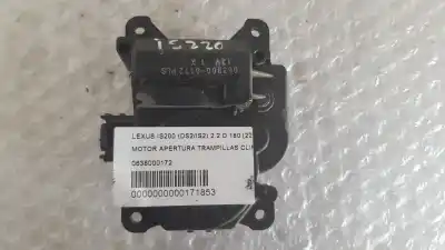 Автозапчастина б/у двигатель відкривання люків кондиціонація для lexus is200 (ds2/is2) 2.2 d-cat посилання на oem iam 0638000172